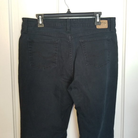 Black Levi Jean's at waist boot cut size 16 med - Picture 3 of 5